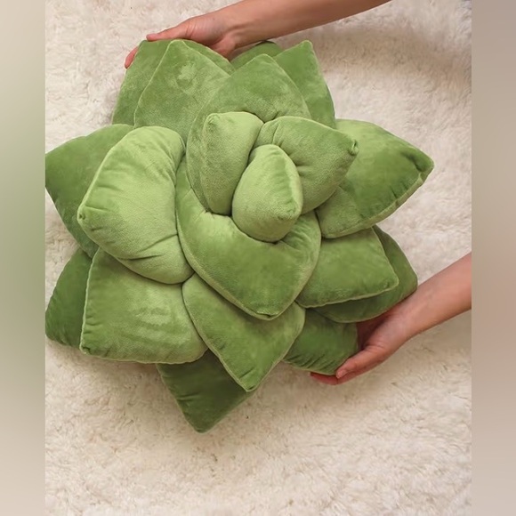 NEW Green Philosophy Co. Succulent® Soft 3D Pillow 16” - Picture 2 of 6